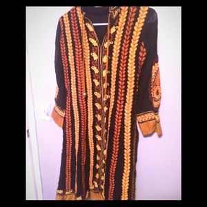 Large tunic black and yellow